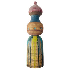 California Studio Pottery Sculptural Vase by Michael Hickman