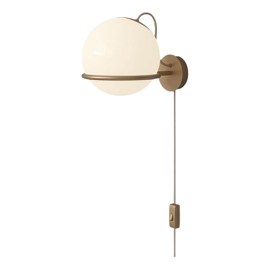 Gino Sarfatti Lamp Model 238/1 with Switch Champagne Mount For Sale