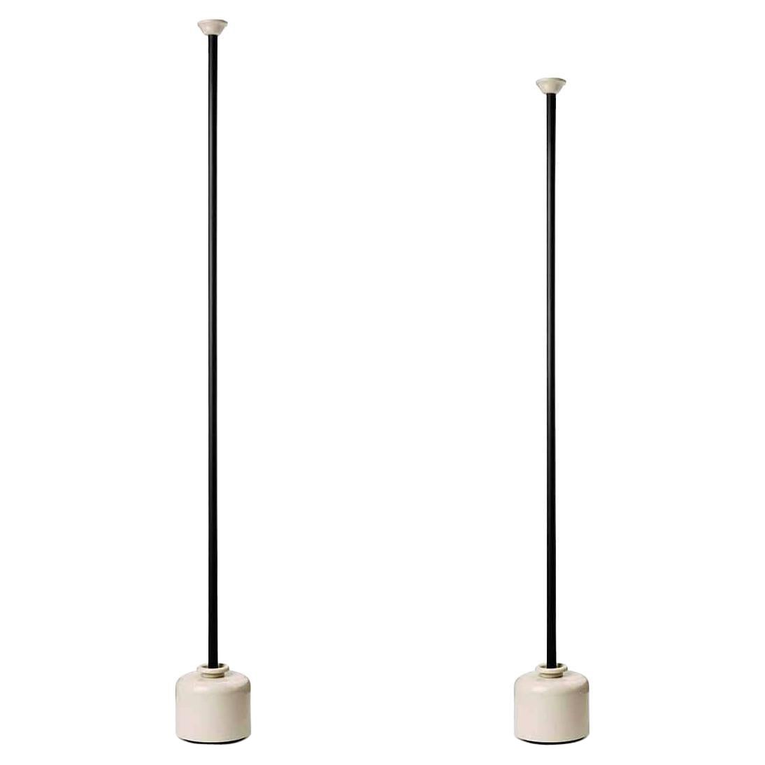 Set of 2 Gino Sarfatti Lamp Model 1095 "S-M" for Astep