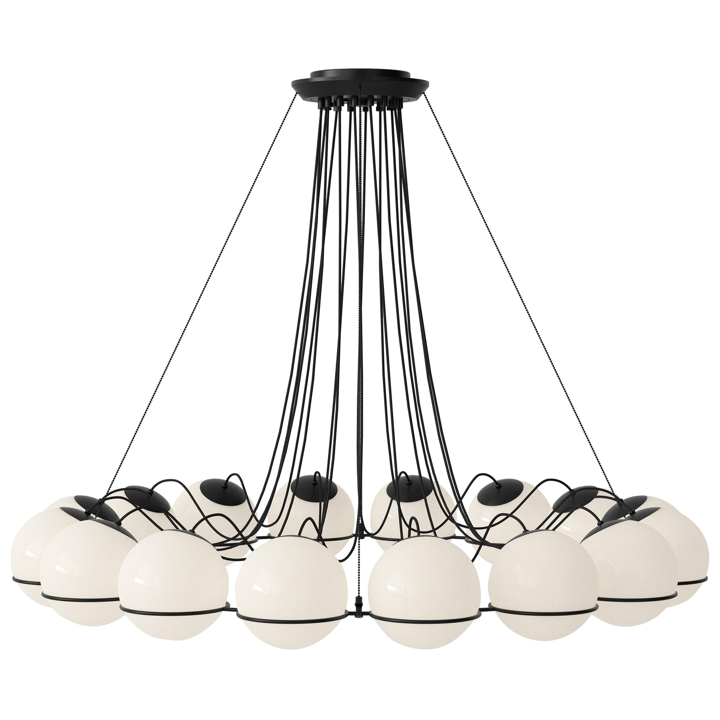 Gino Sarfatti Lamp Model 2109/16/20 Black Structure for Astep For Sale