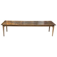 Long and Wide Table, France late 19th Century-Gorgeous Patina