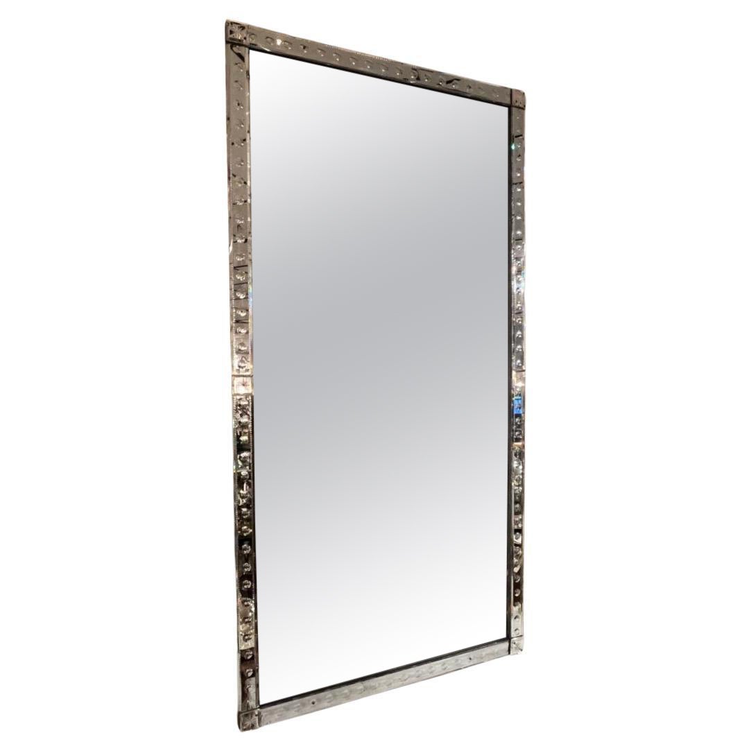 Handsome Tall Venetian Mirror Early 20th Century France
