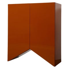 Muller Van Severen, Bridge Cabinet,  Medium, Red Laquered