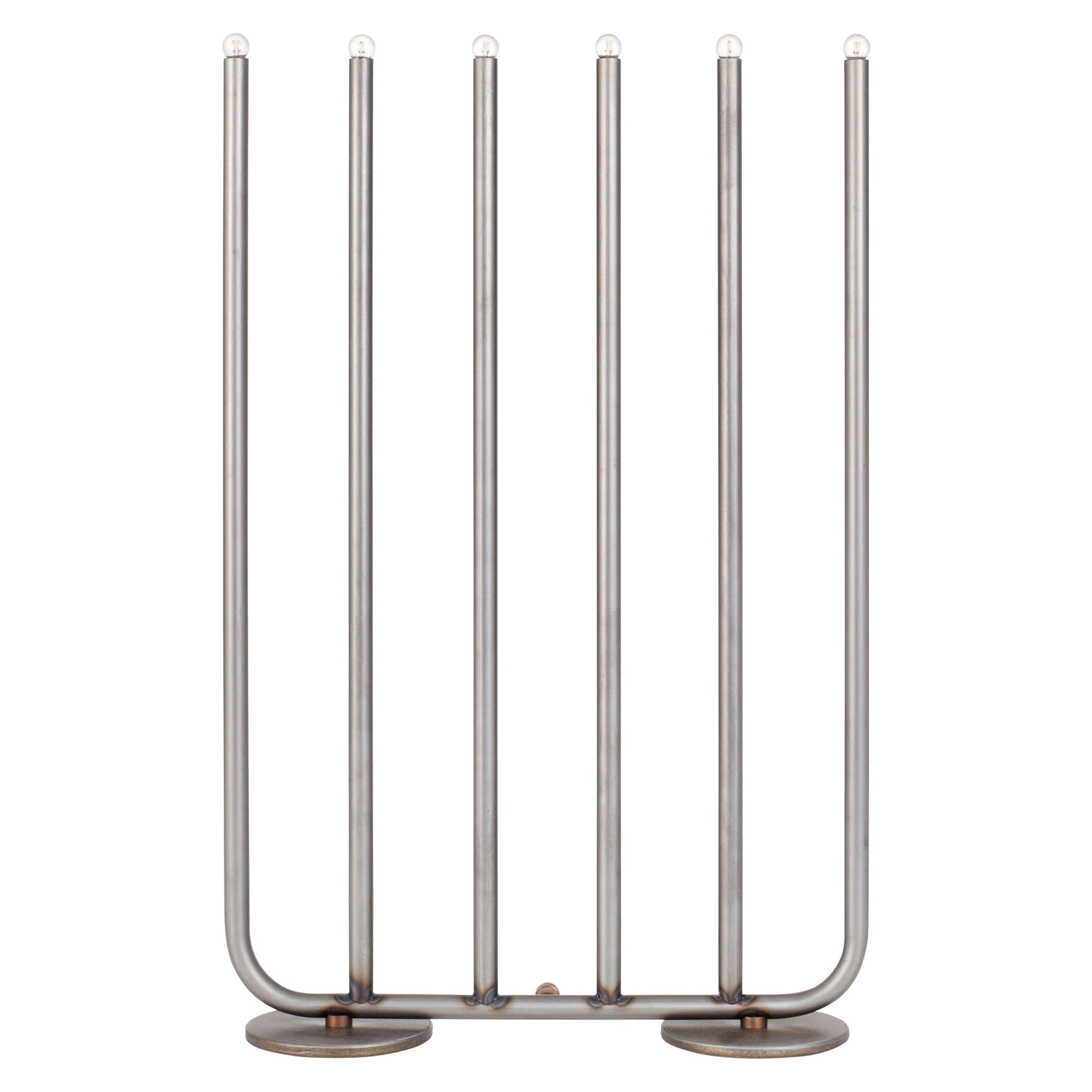 Sabina Grubbeson Large December Raw Iron Table Lamp by Konsthantverk