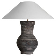 Single HAN Style Lamps with Handmade Belgian Linen Shade