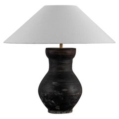 Single HAN Style Lamp with Belgian Linen Shade