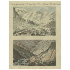 Great St. Bernard and St. Gotthard Passes: Alpine Routes of Switzerland, 1805