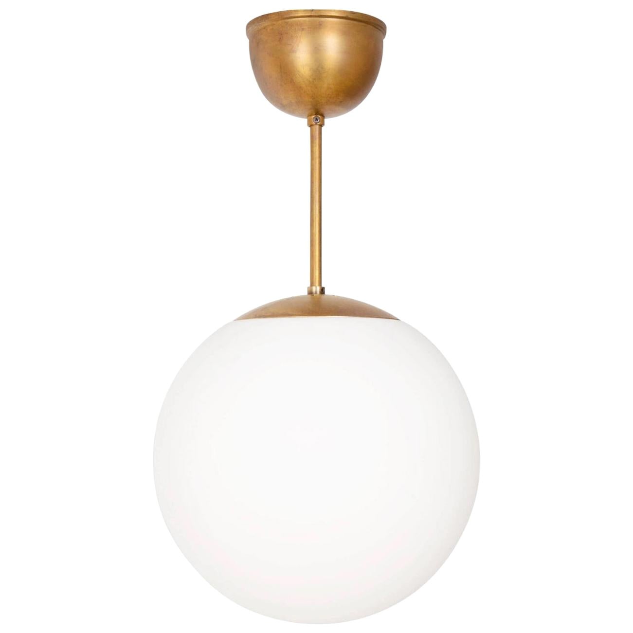 Konsthantverk Glob Brass D30 Ceiling Lamp