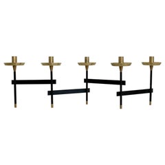 Candeliere decorativo modulabile, 1960 circa, Italia.