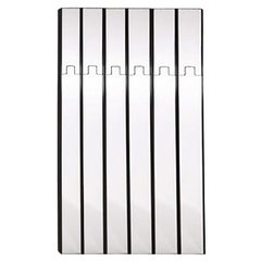 Luciano Bertoncini for Elco Set of 6 Wall Mirrors and Coat-Rack, "Gronda", 1970s