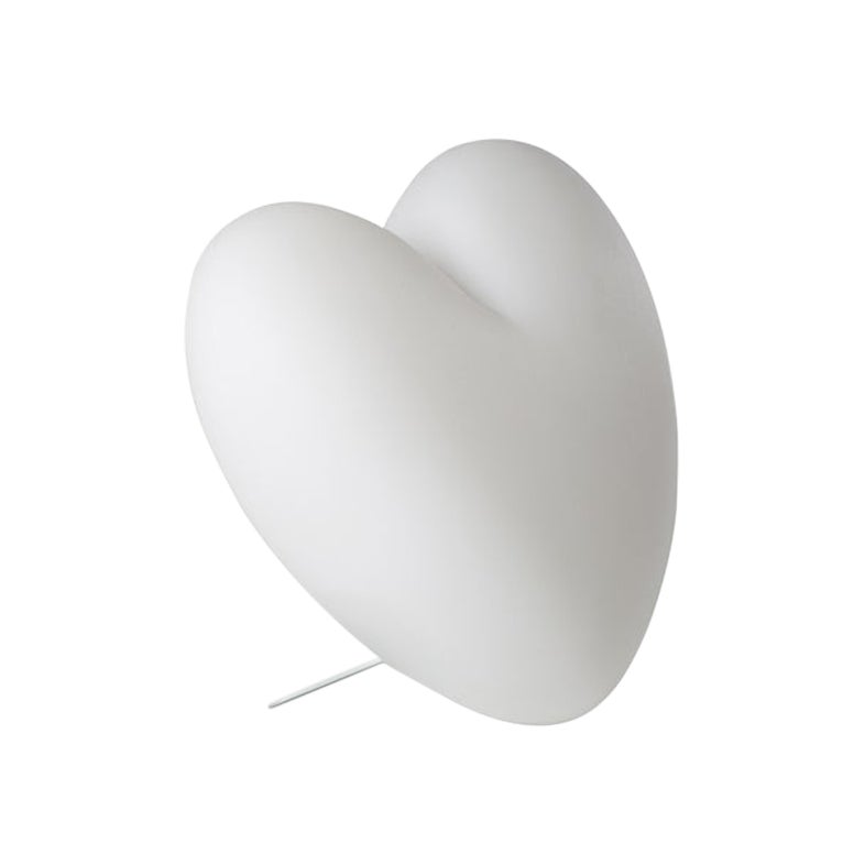 Light White Love Table Lamp by Stefano Giovannoni