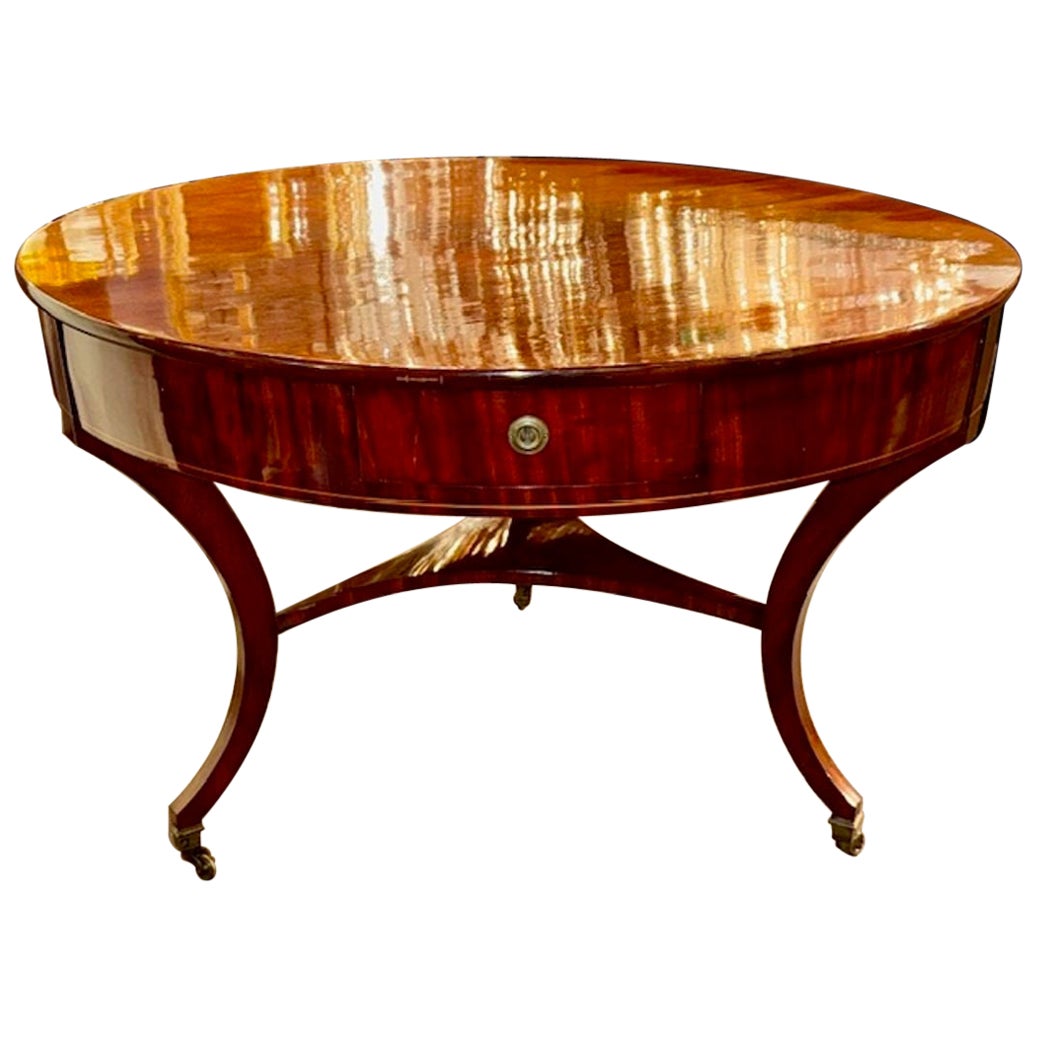 Deutsches Biedermeier-Mahagoni-Mittelteil aus dem frühen 19. Jahrhundert