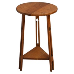Table / Table d'appoint en Oak Arts and Crafts