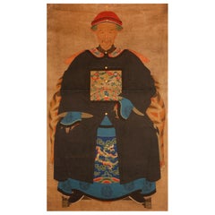 Ritratto ancestrale cinese, XIX secolo.