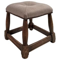 19th Century English Stool and Footrest