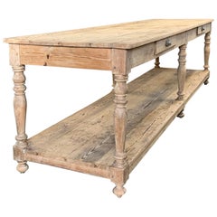 Large 19th Century French Drapers Table