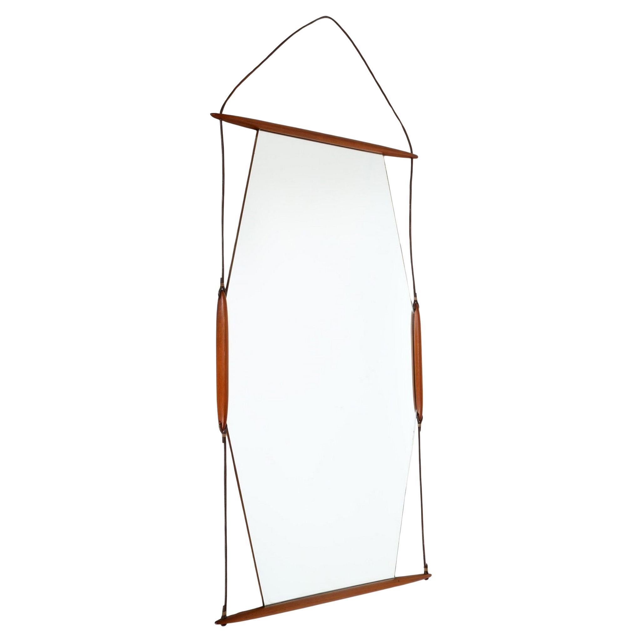 Iconic Wall Mirror by ico Parisi for MIM Mod. Paraggi