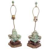 Coppia di lampade al quarzo di Madame Chiang Kai-Shek del 19° secolo