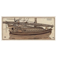 W.O.J. Nieuwenkamp (1874-1950) "Una barca buginese, Semarang 1898".