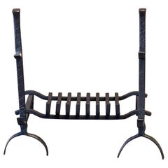 17th Century French Louis XIII Period Fireplace Grate or Fire Basket