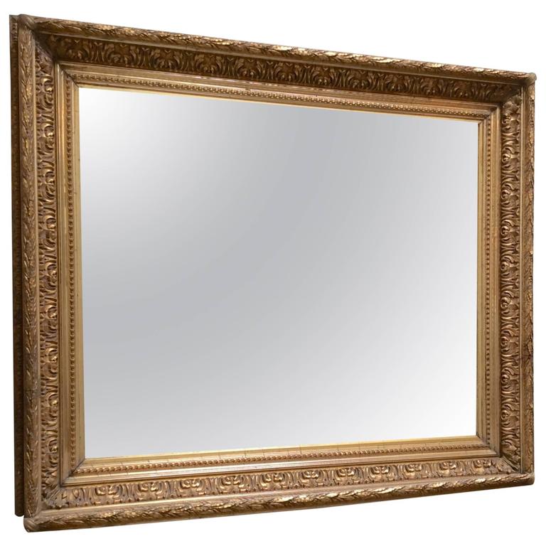 Antique Gold Leaf Mirror For Sale at 1stdibs