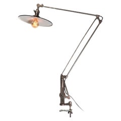 Uhren-Spring Industrial Articulating-Schreibtischlampe