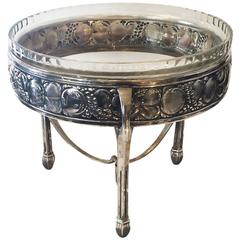 Art Nouveau WMF Table Centerpiece Fruit Bowl with Original Glass Liner