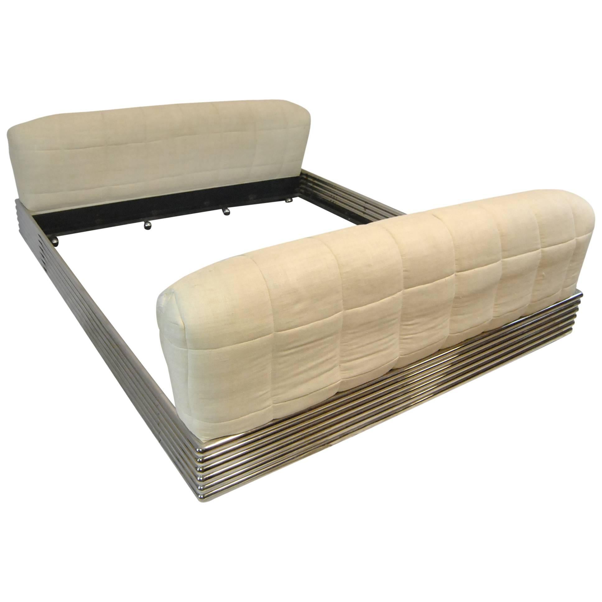King-Size Radiator Bed Designed by Stanley Jay Friedman for Brueton