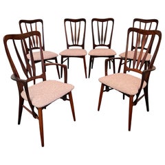 Sillas de comedor danesas modernas de palisandro "Ingrid" de Niels Koefoed