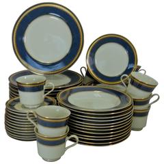 Mikasa China Imperial Lapis L2826 60-Pieces Set Service for 12