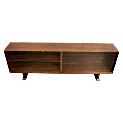 Mid-Century Danish Modern Rosewood Display Cabinet by Skovby