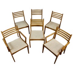 Set of 6 Mid-Century "Del Ray" Chairs by B.F. Huntley