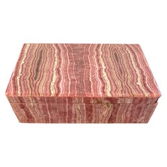 Vintage Rhodochrosite Box