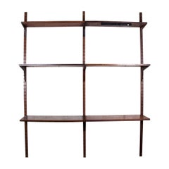 Dänisches modulares Regal aus Palisanderholz von Poul Cadovius 1960.
