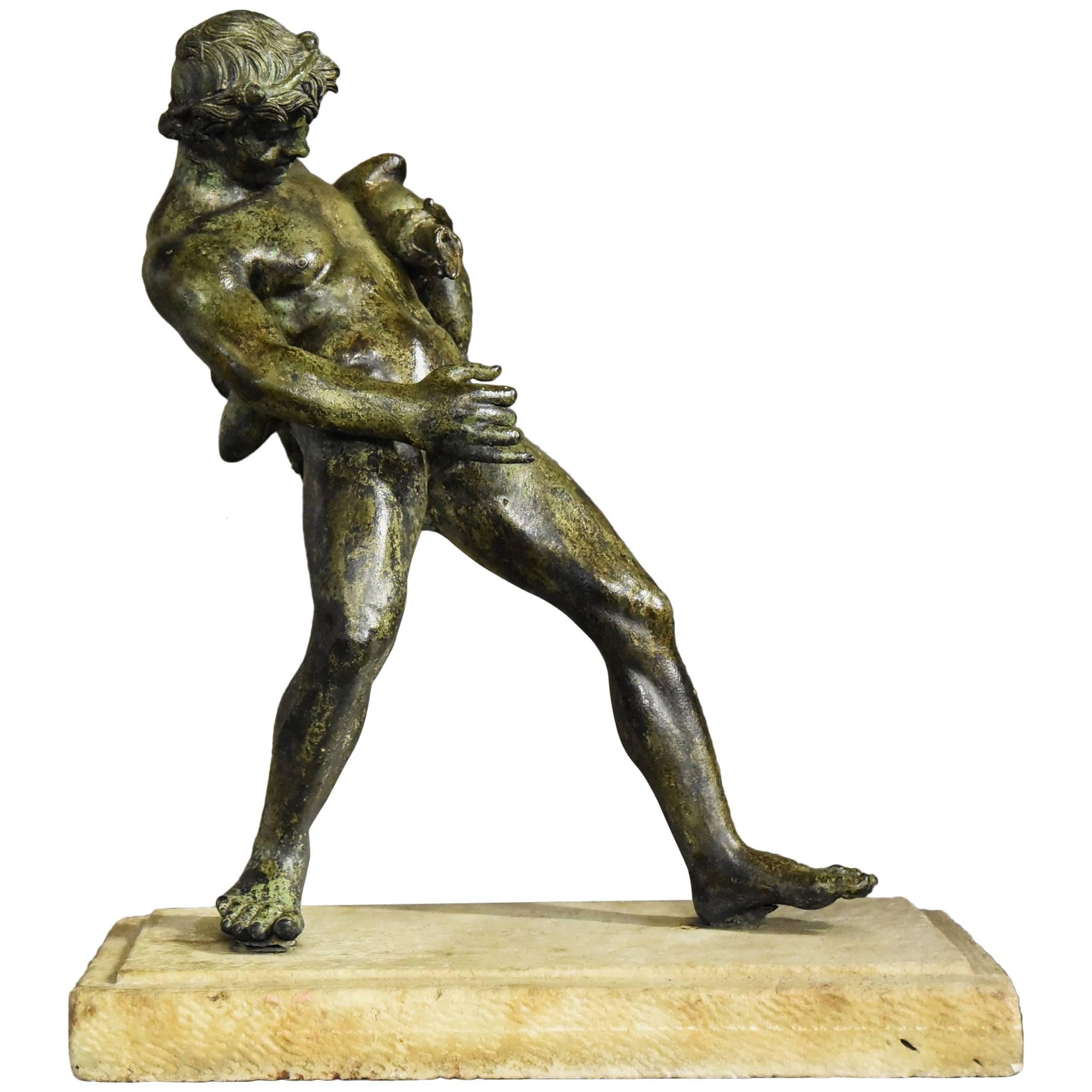 Late 19th-Early 20th Century Grand Tour Style Bronze of Bacchus For Sale