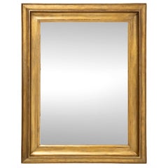 Espejo de pared dorado, finales del siglo XIX