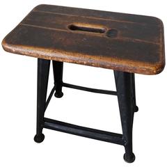 Vintage Industrial Stool by Rowac