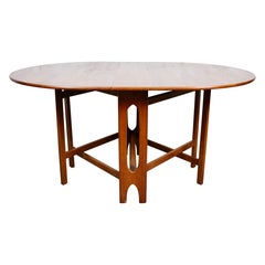 Mid-Century English Modern Gate Leg Drop Leaf by Nathan Furniture