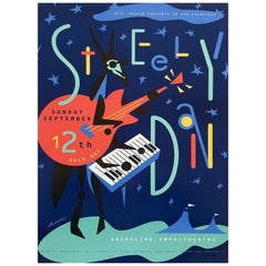 Affiche vintage d'origine Steely Dan - Shoreline Amphitheatre, 1993