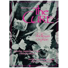 1989 The Cure - Oakland Coliseum Poster originale d'epoca