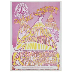 Affiche vintage d'origine Buffalo Springfield - Avalon Ballroom, 1966