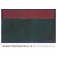 2020 Marc Rothko - Fundacion Juan March - Madrid Original Poster