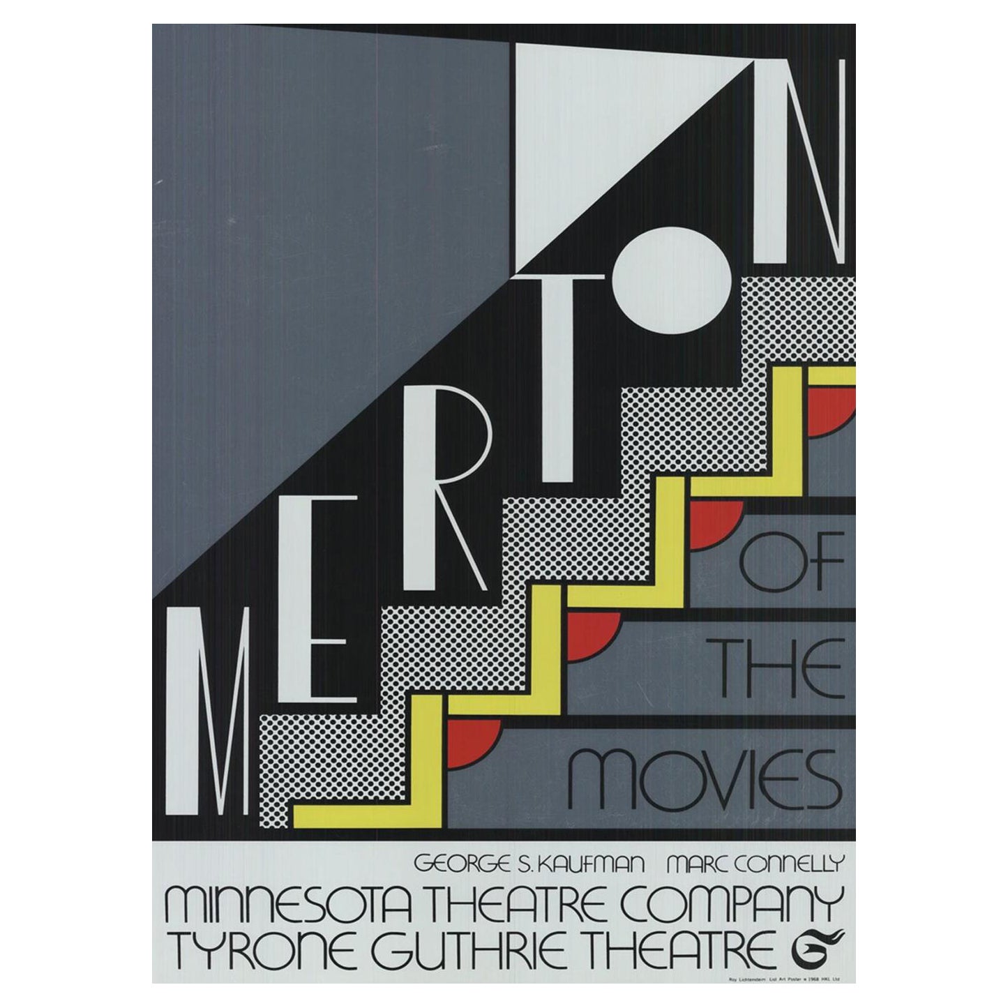Roy Lichtenstein - Merton of the Movie - Affiche vintage d'origine, 1968