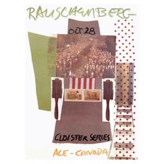 1981 Robert Rauschenberg - Maratona - Ace Gallery Canada Poster originale d'epoca