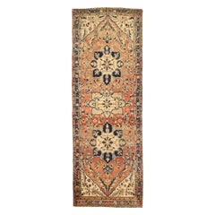 Alfombra Persa Heriz - Lana Negro Marfil Rosa Rojo 73911