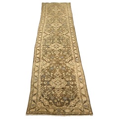 Tappeto Persiano Malayer - Lana Blu Marrone Avorio 73995