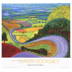 David Hockney - Museo de Bellas Artes de Boston Póster original de 2019