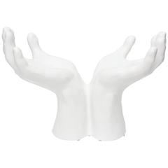 Monumental Italian Ceramic Hands Sculpture