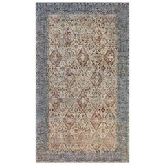 Doris Leslie Blau Antique Indian Botanic Handmade Wool Rug