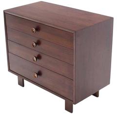 George Nelson Mid-Century Modern Four-Drawer Bachelor Chest, Dresser